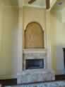 Fireplace Niche Faux Finish